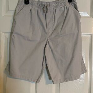 Wonder Nation Kids Light Gray Flat Front Shorts